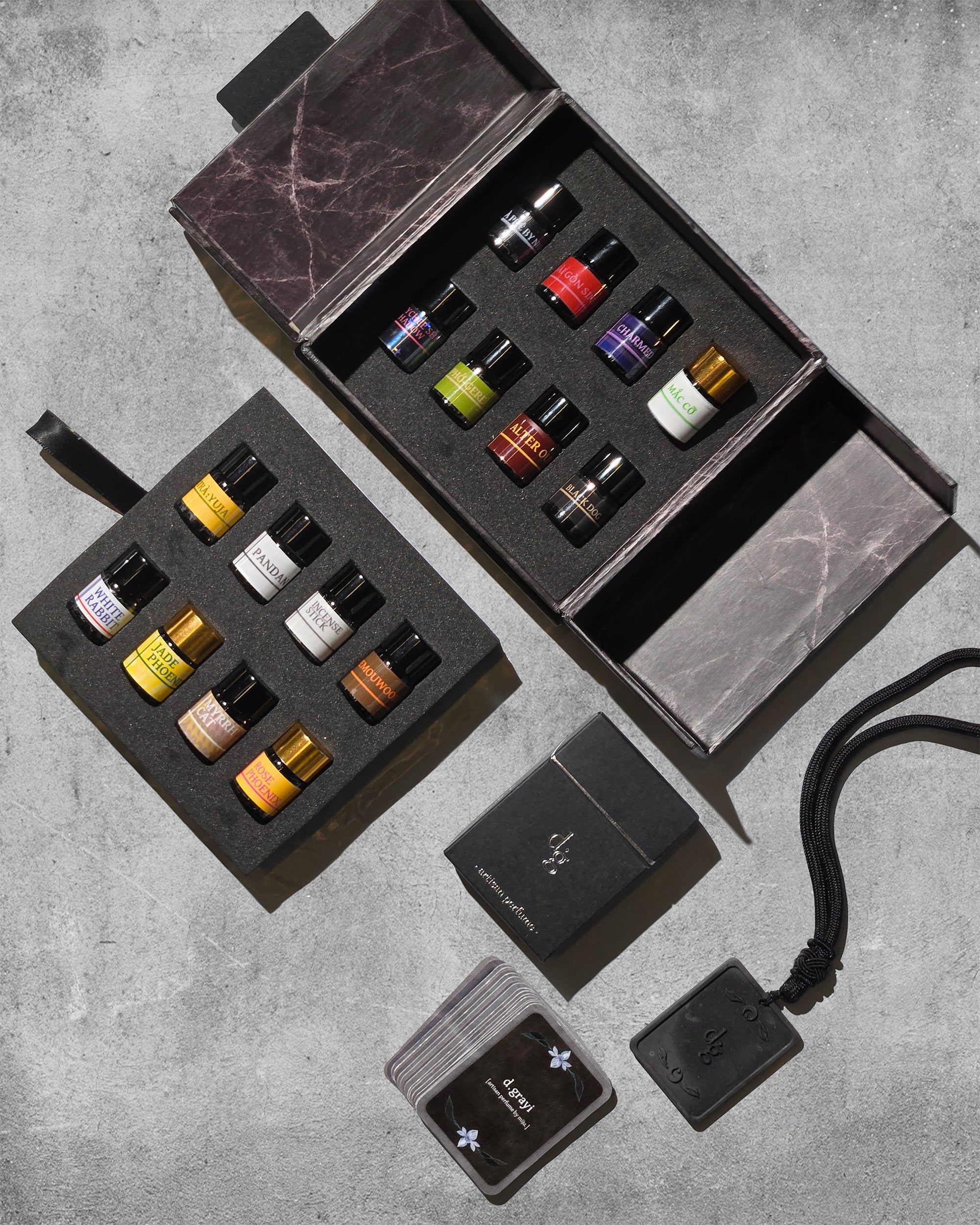 AAPI Month - HERITAGE Discovery Set (16 x 1.5 ml Apothecary Vial) + GIFT BOX + $50 Gift Card - lv1 studio