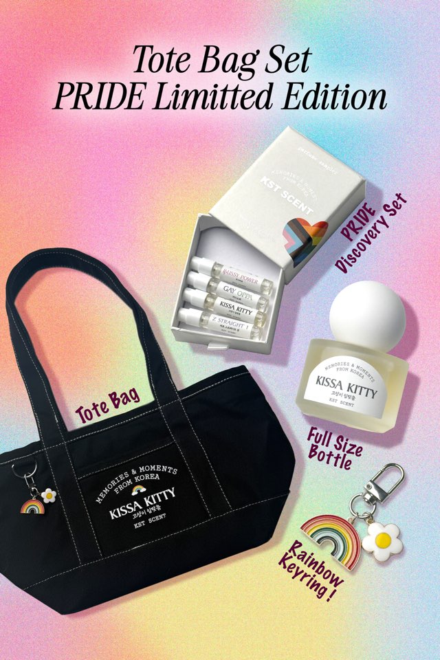 [KST] PRIDE Tote Bag Set 🏳️‍🌈✨ - lv1 studio