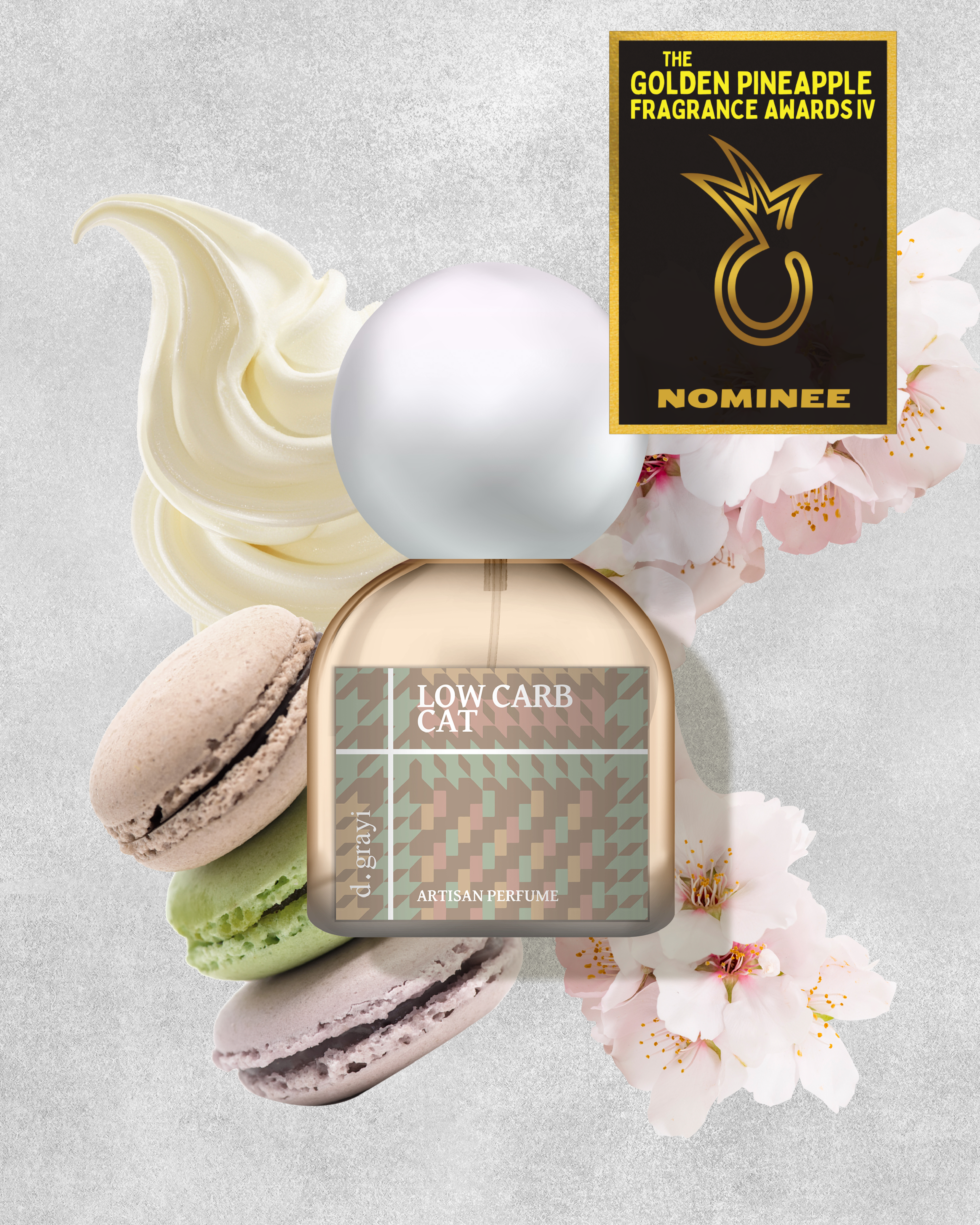 LOW CARB CAT [Catnip, Cherry Blossom & Vanilla] - lv1 studio