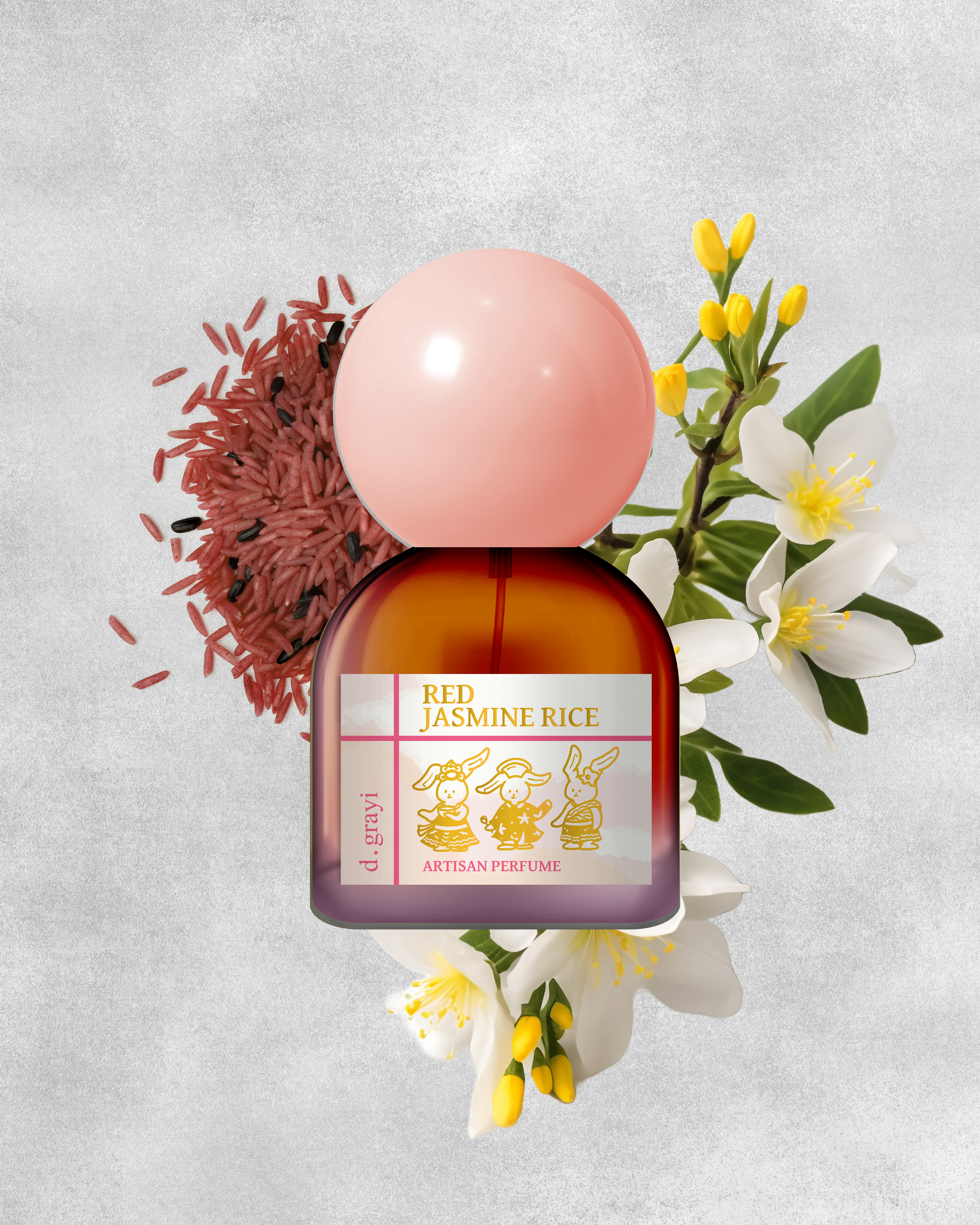 RED JASMINE RICE [Red Rice & Jasmine Tea Oil Perfume] - lv1 studio